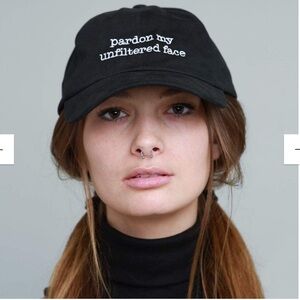 Sadire Pardon My Face cap